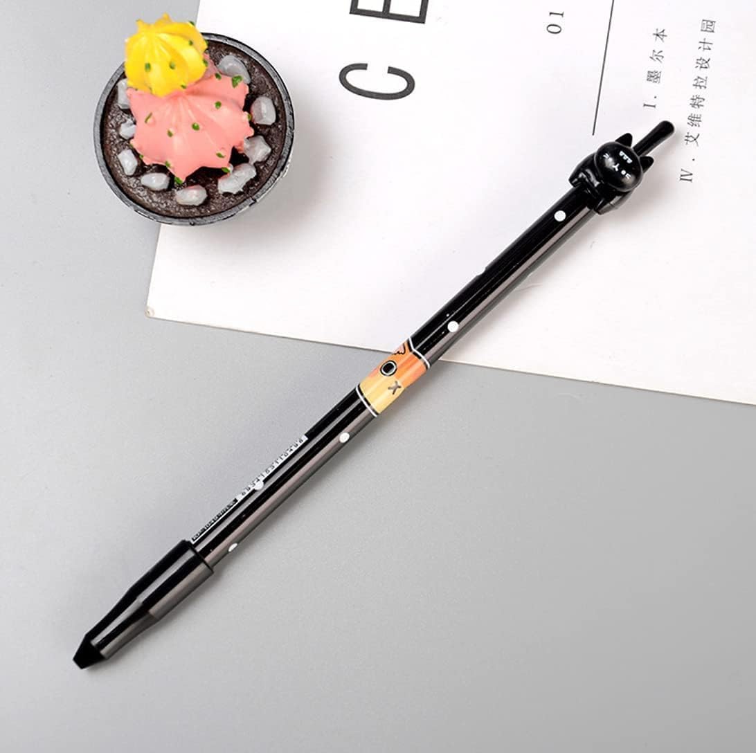cute cat gel pens,fun kawaii pens set,Animal black ink pens for kids office school supplies,12-Styles…