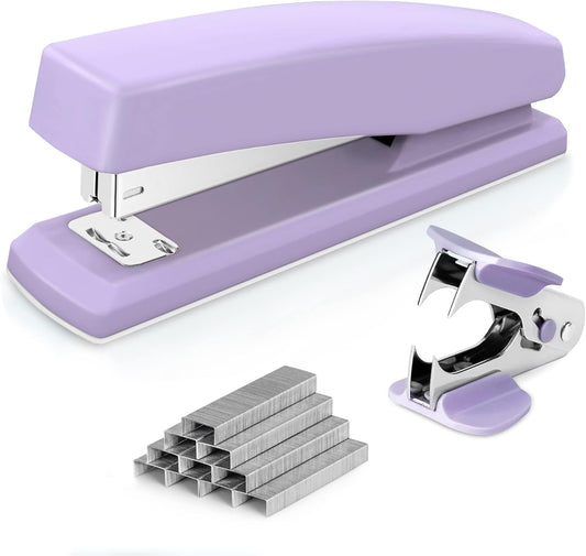 Deli Stapler, Desktop Stapler, Office Stapler, 25 Sheet Capacity, Includes 1000 Staples and Staple Remover