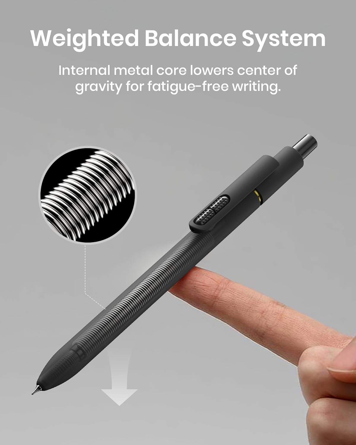 Pcs Gel Pens - 0.7mm Medium Point Smooth Writing Black Ink